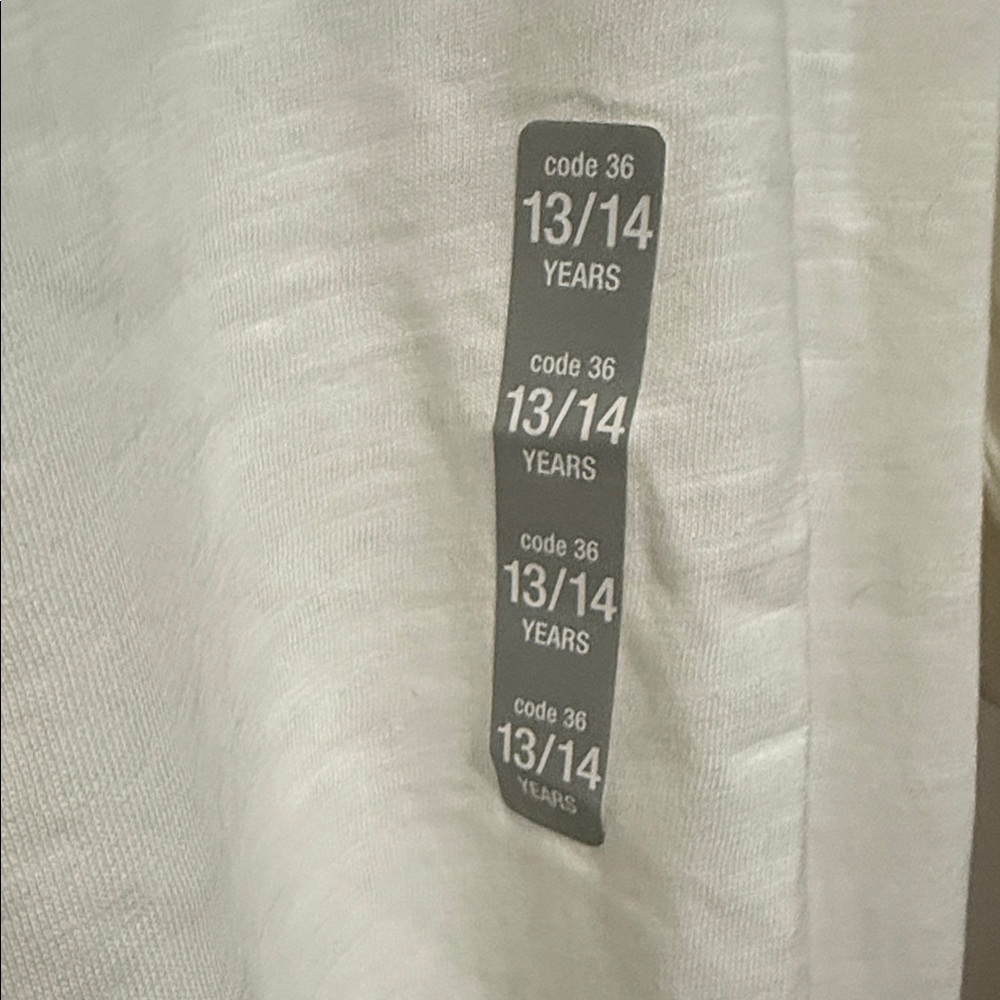 ZARA Boys Off-White Henley T-Shirt (NWT) |Size 13–14 Years (164 cm) - Picture 3 of 9
